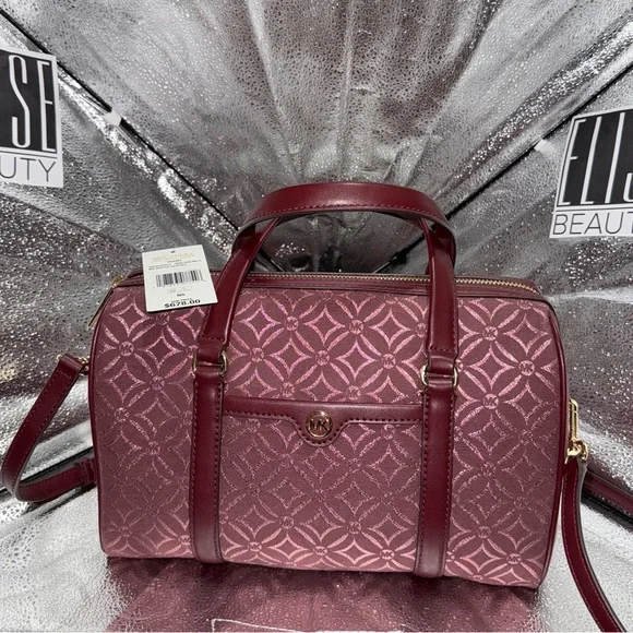 MICHAEL KORS (NWT): Travel Duffle Satchel - Oxblood - Picture 1 of 2